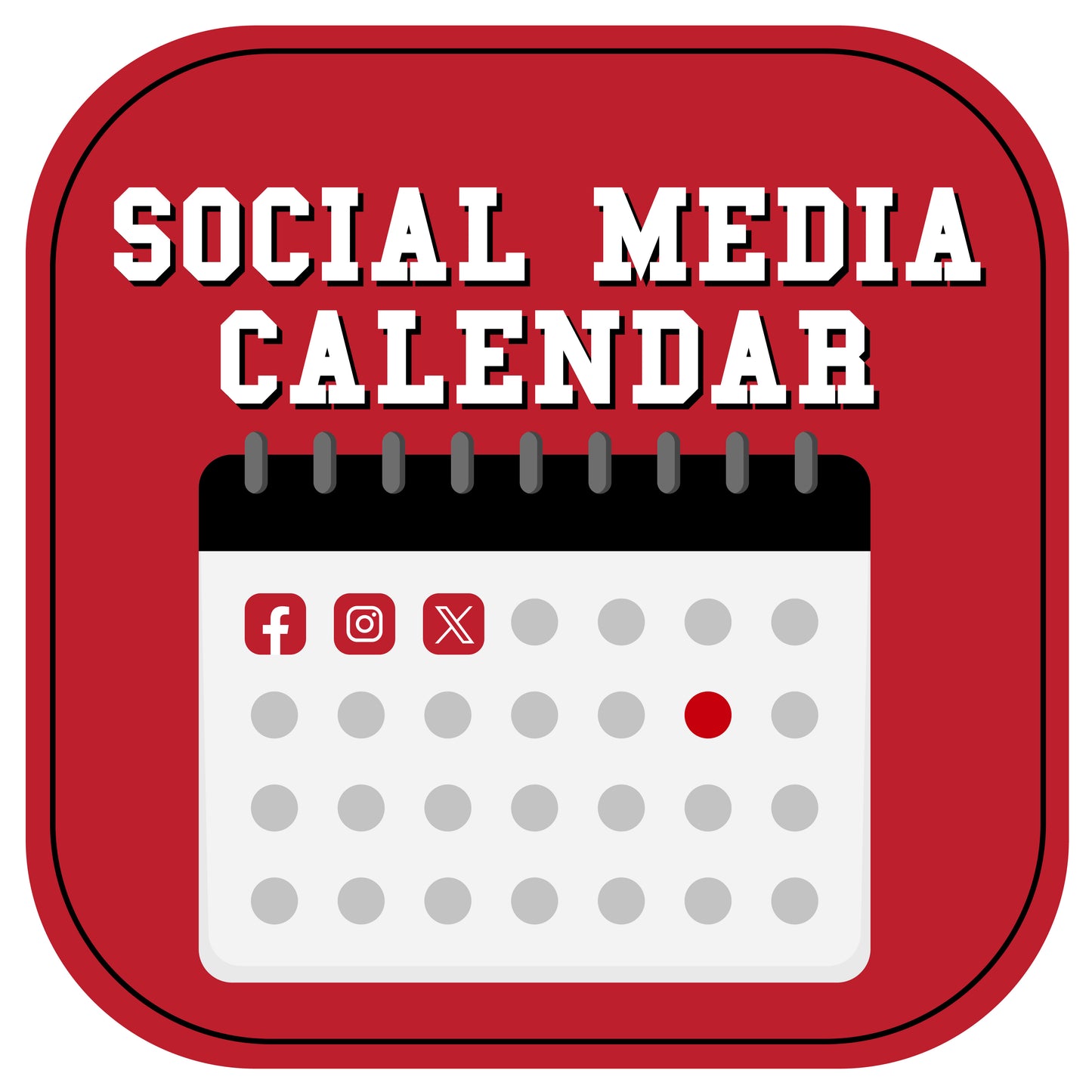 Social Media Calendar Graphics